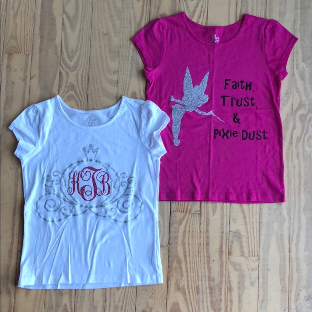 2 Custom Made Disney Shirts 🧚‍♂️